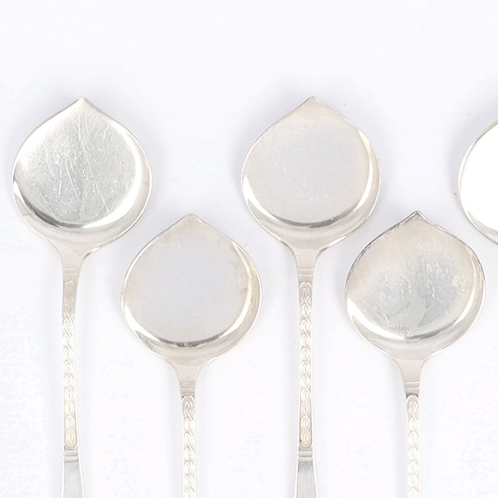 C.L.J. Begeer - IJslepels - Κουτάλι (6) - .833 silver #1.0