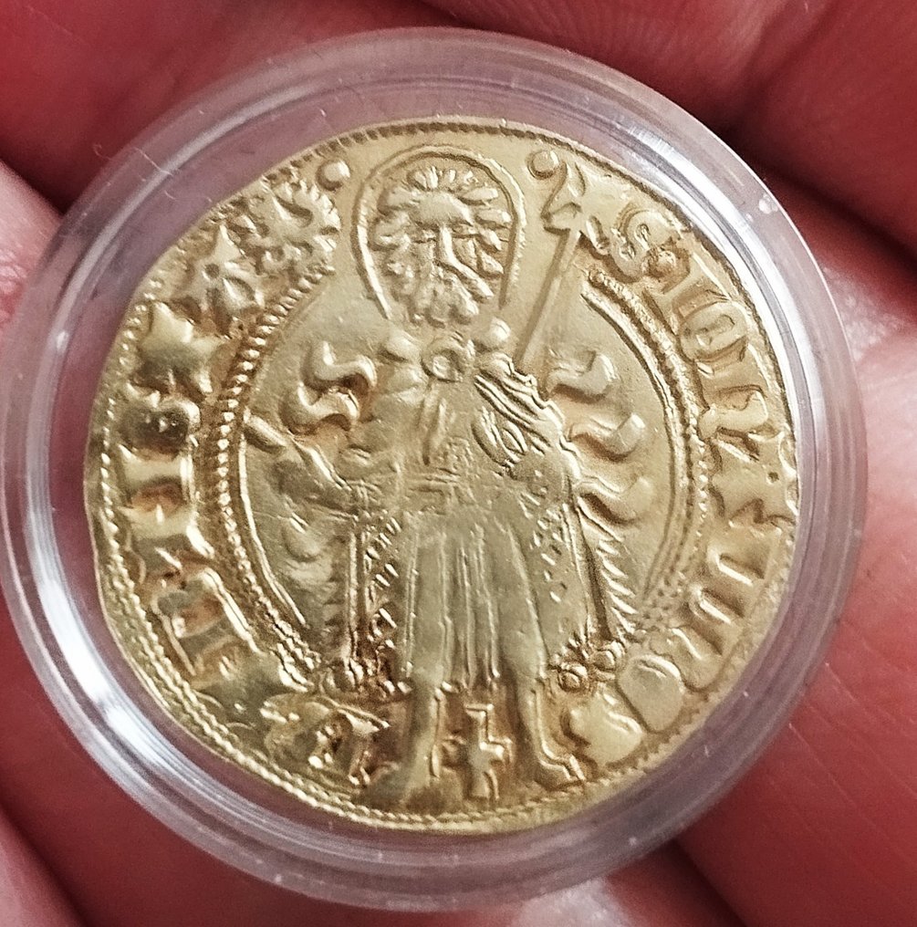 Holanda, Arnold van Egmond. Florín de oro c.a. 1450 #1.0