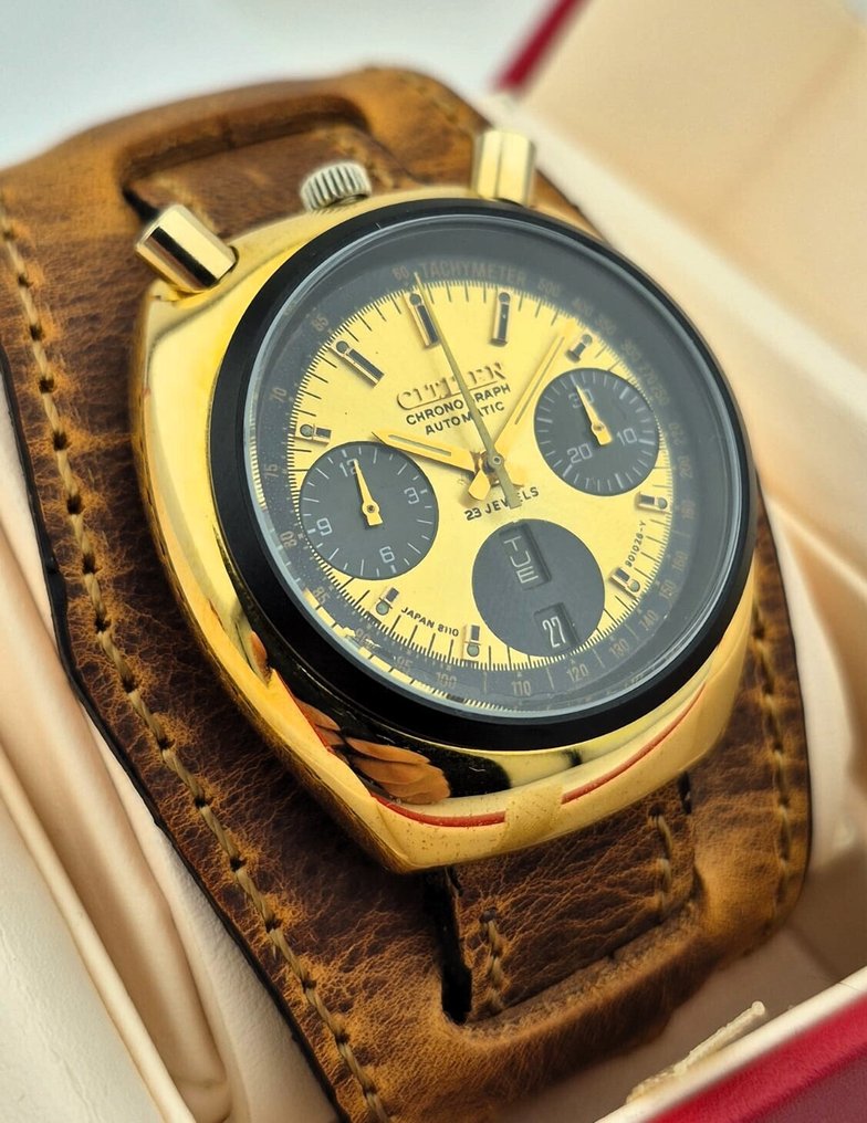 Citizen - 没有保留价 - Bullhead Brad Pitt Chronograph Vintage - 男士 - 1970-1979  #1.0