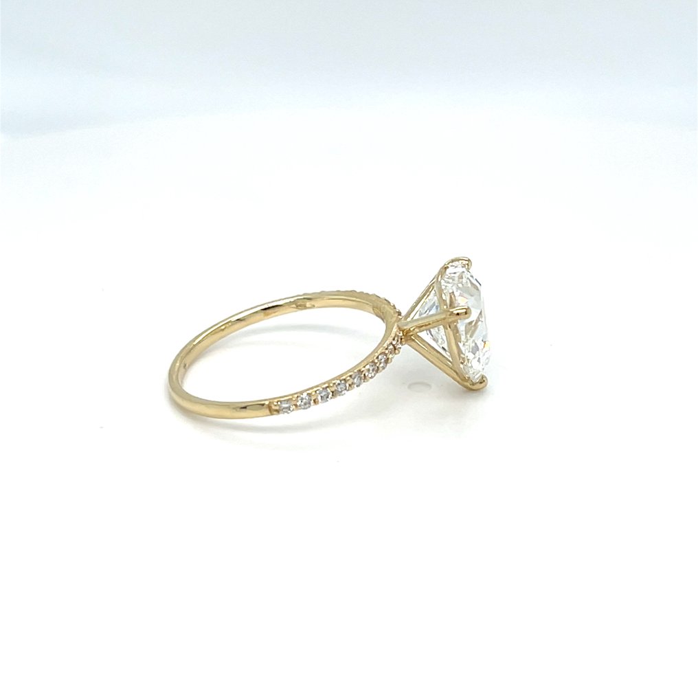 χωρίς τιμή ασφαλείας - Δαχτυλίδι - 14 καράτια Κίτρινο χρυσό -  2.01ct. tw. Διαμάντι (Εργαστηριακής καλλιέργειας) - Διαμάντι #4.3