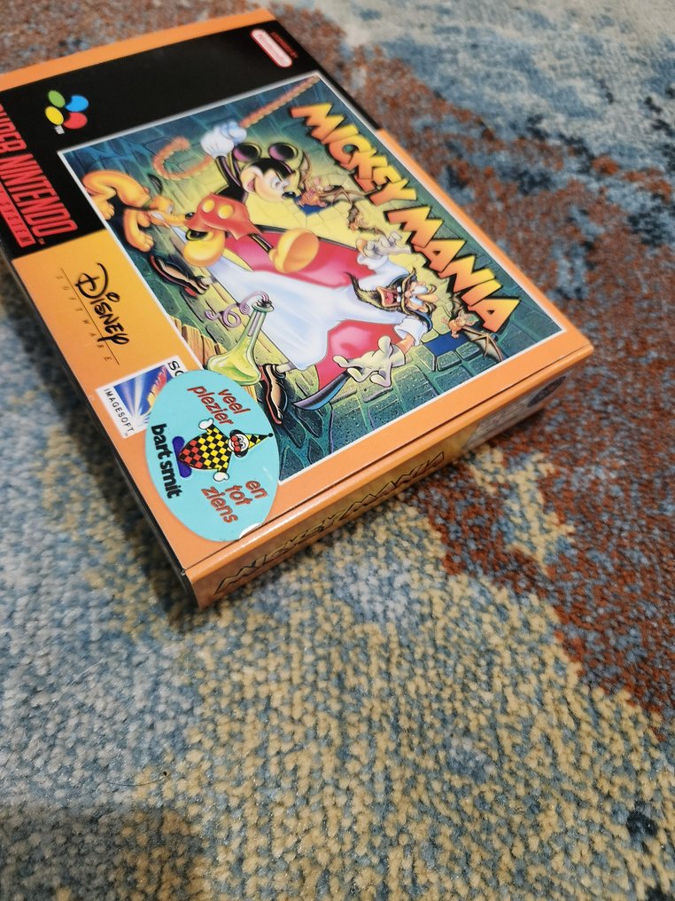 Nintendo - Snes - Mickey Mania EUR CIB MINT Super Nintendo - Videospill - I original eske #2.1