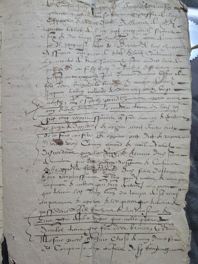 Divers - Très rare dossier judiciaire de l'ancien régime. - 1723-1748 #4.3