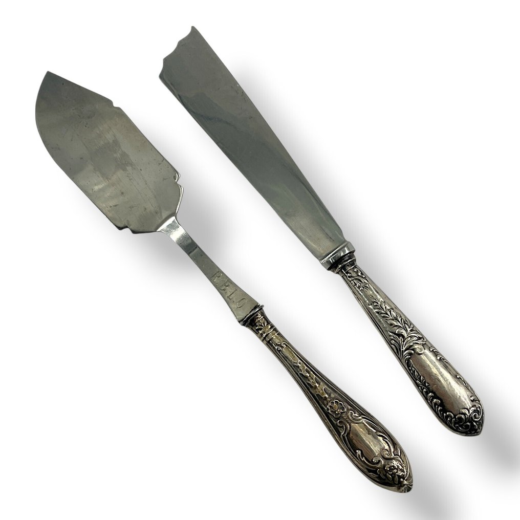 Besteck (2) - Silber - Vintage Kuchenschieber #1.0