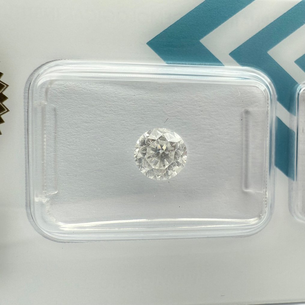 没有保留价 - 1 pcs 钻石  (天然)  - 0.90 ct - 圆形 - E - I1 内含一级 - 国际宝石研究院（IGI） #3.2