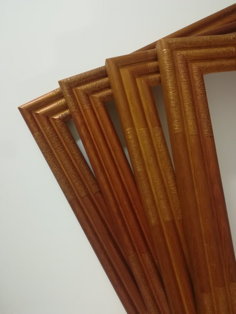 Smac Cornici - Κορνίζα (4) - Ξύλο πεύκου - Εθνοτικό μπαμπού 30x40 εκ. #1.0