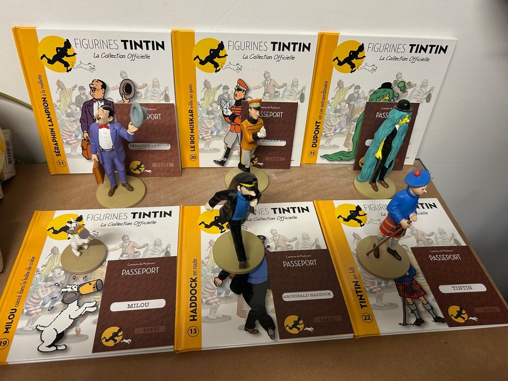 Tintin - 6 Σετ 6 φιγούρων - Η επίσημη συλλογή - Moulinsart #1.0