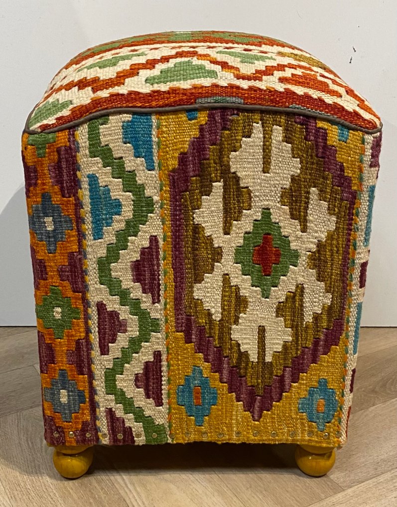 Kelim Poef (αχρησιμοποίητο/καινούργιο) - Χαλί - 36 cm - 36 cm #1.0