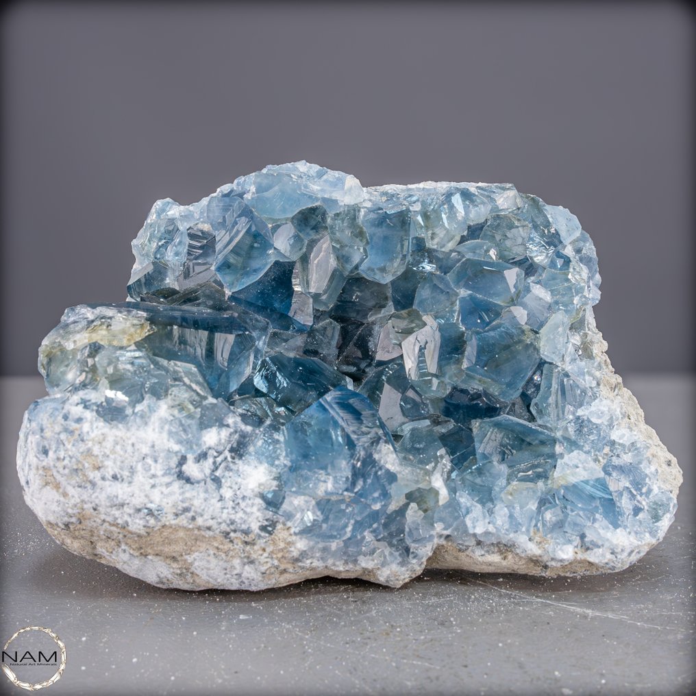 Φυσικές Celestit-Druse από τη Μαδαγασκάρη – Ουράνια ομορφιά σε κρυστάλλινη μορφή.- 2852.37 g #2.1