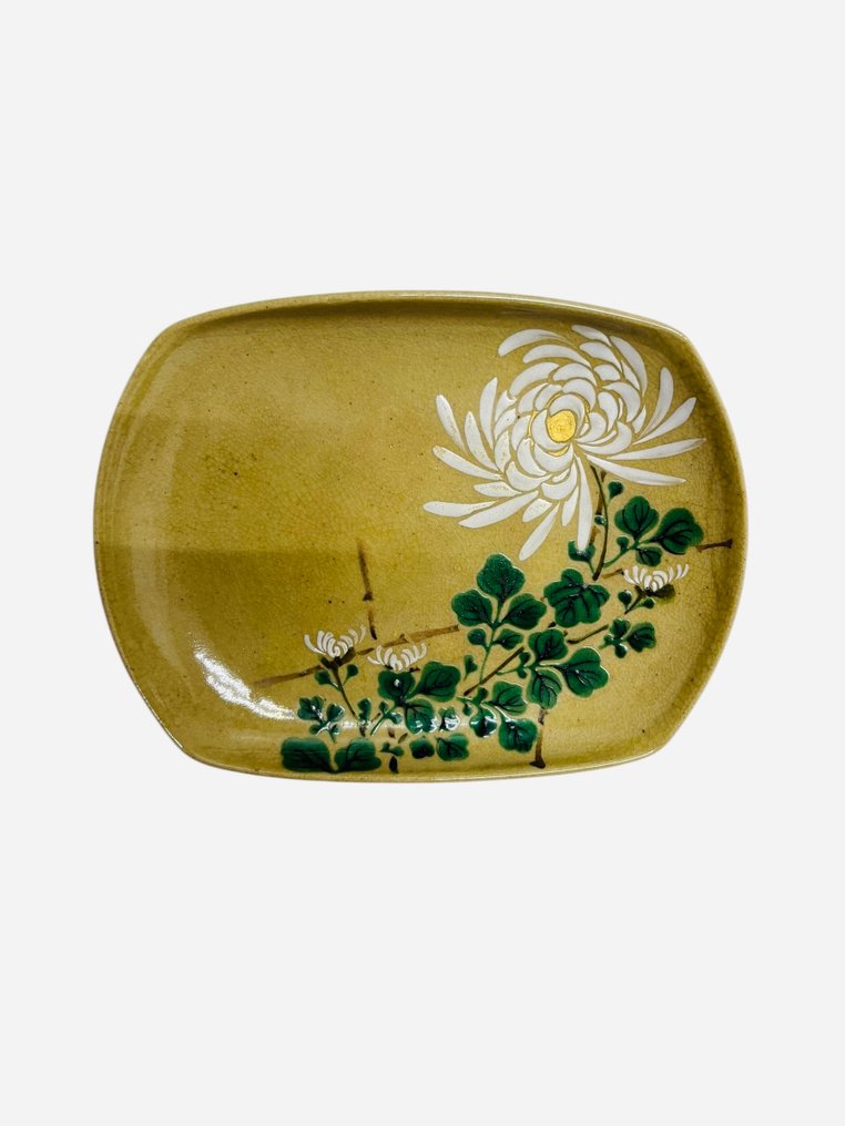 盘子 (5) - 陶瓷 - 日本方形餐具 #1.0