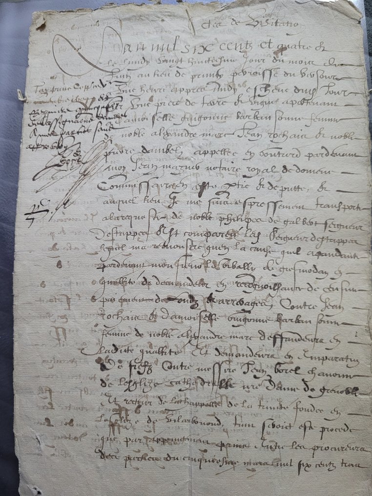 Divers - Très rare dossier judiciaire de l'ancien régime. - 1723-1748 #1.0