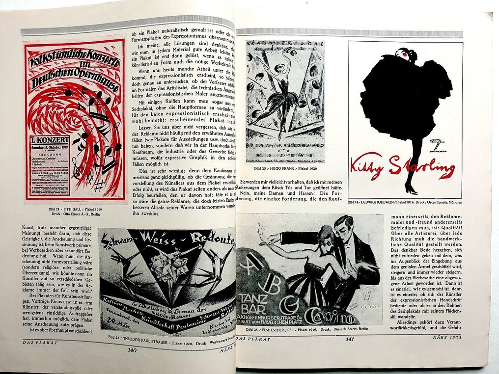 Josef Fenneker - Das Plakat - Sonderheft: Tanz und Musik - 1921 - 1921 #2.1