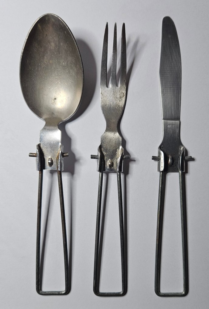 義大利 - Spilla，照片，放置餐具的小盒子和ONB的成绩单 - 軍用裝備 - 1936 #4.3