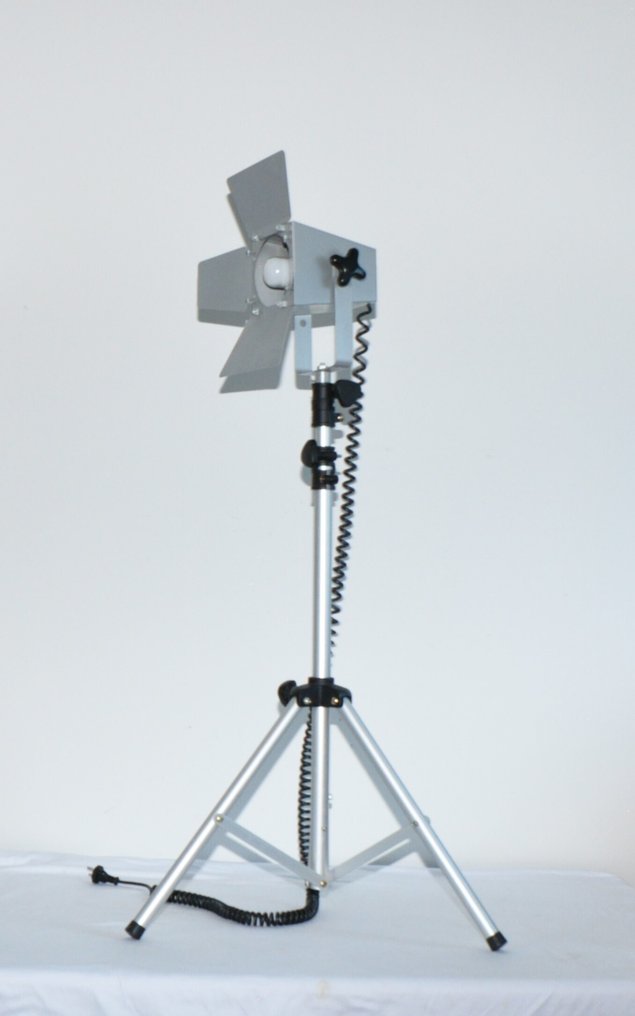 Candeeiro de pé - Madeira, Metal #1.0