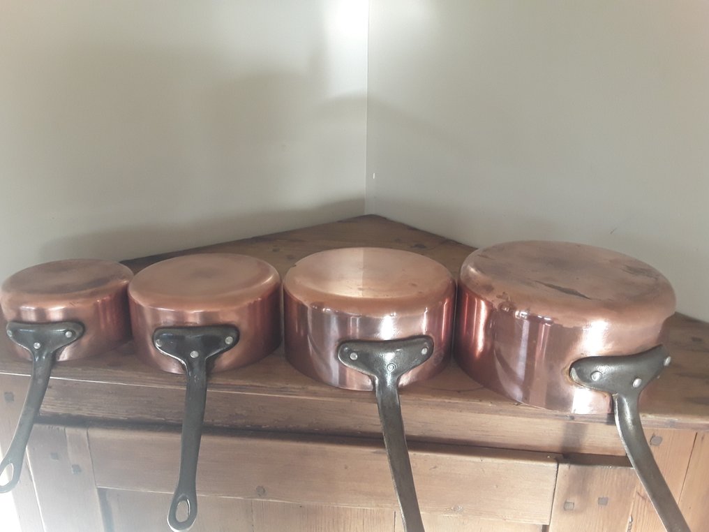 Les Cuivres de Faucogney - 烹饪锅套装 (4) - 铜, 金属 - 铜制锅具套装 #4.3