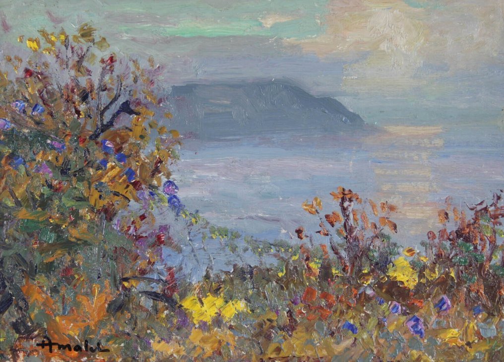 Albert Malet (1905-1986) - Paysage côtier #1.0