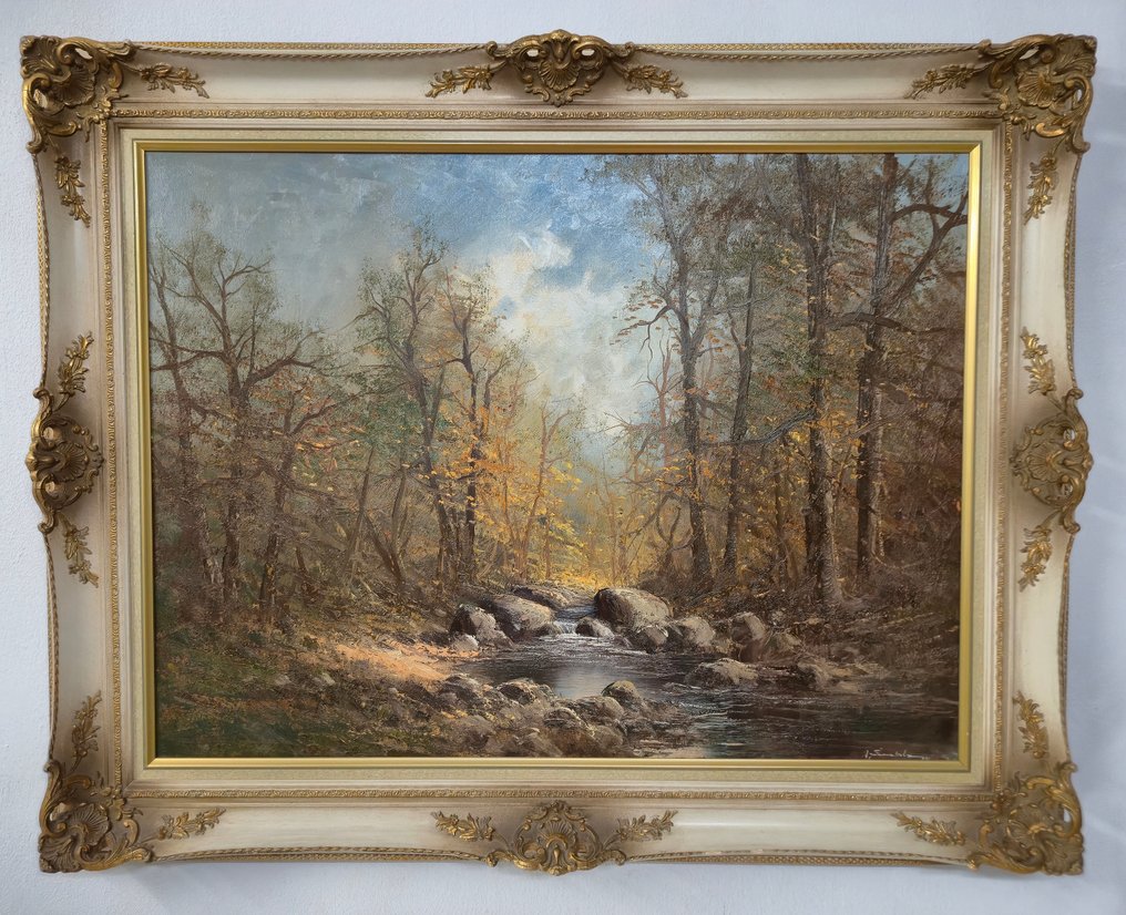 Günter Seekatz (1928) - Herbstlandschaft mit Waldstrom #1.0