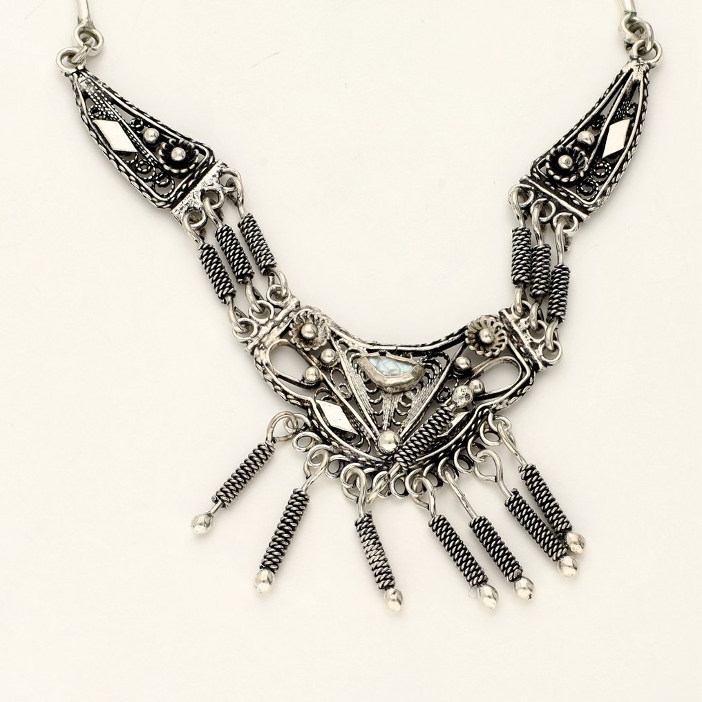 Utan reservationspris - Halsband Silver - Parel #3.2