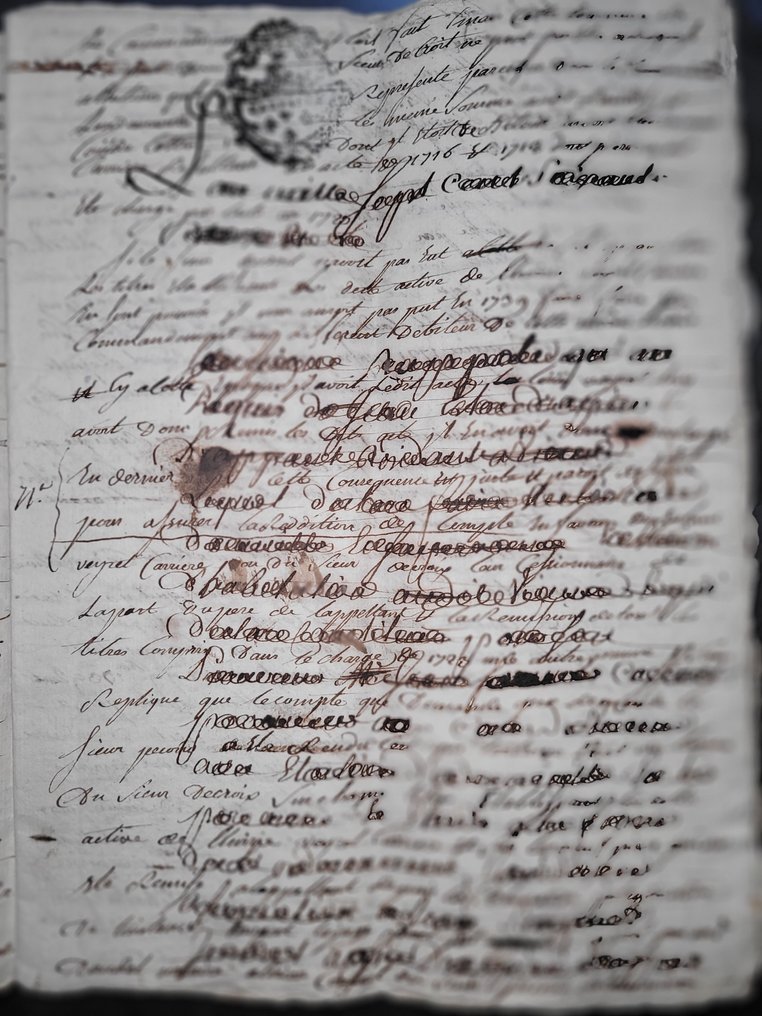Divers - Très rare et important dossier judiciaire de l'ancien régime. - 1723-1748 #4.3