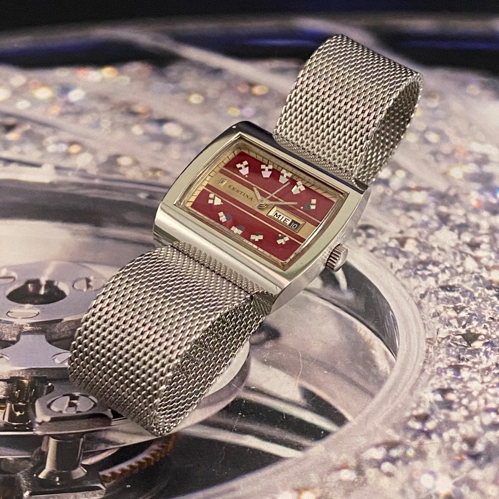 Festina - Vintage Tank TV Day-Date - 没有保留价 - 中性 - 1970-1979 #3.2