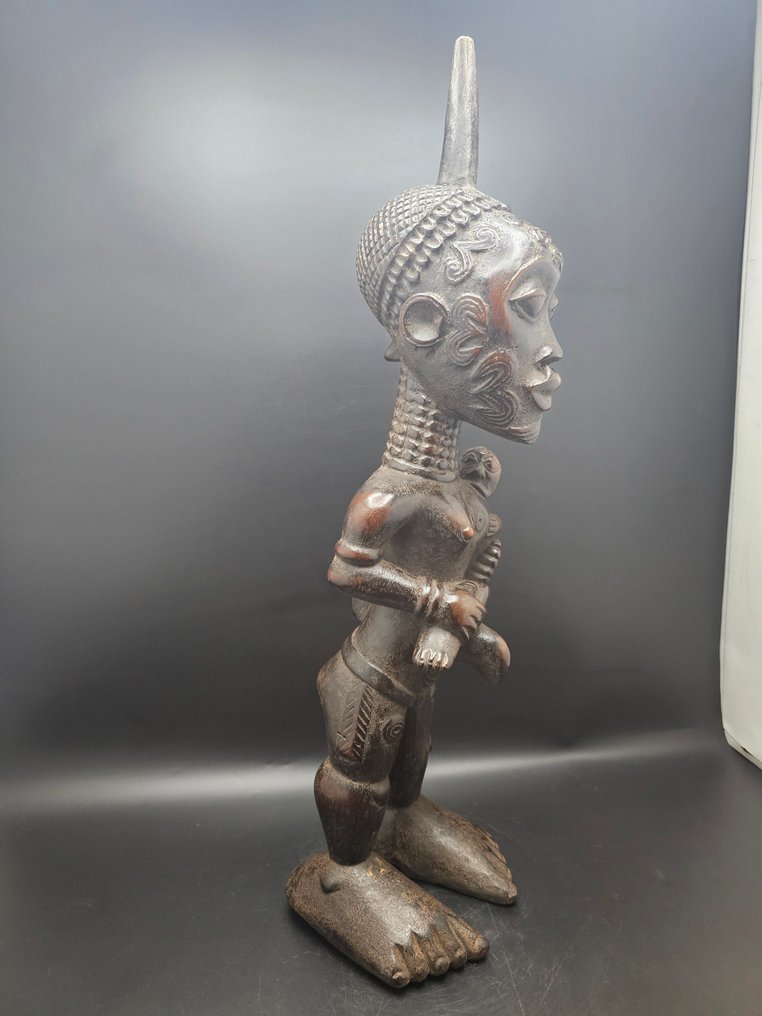 Maternité lulua - Statuetta - Congo  (Senza prezzo di riserva) #1.0