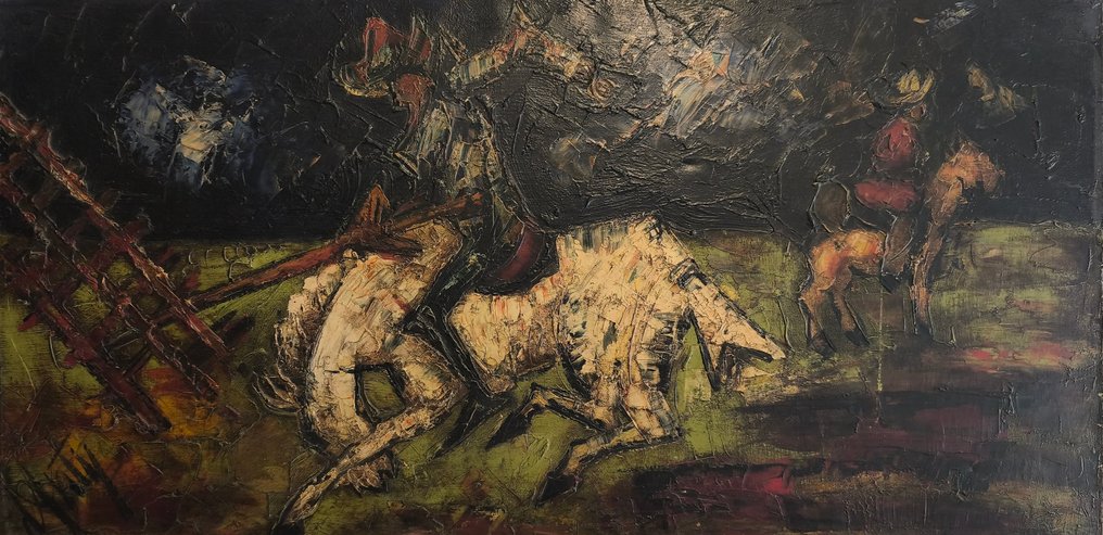 Henry Maurice D'Anty (1910-1998) - Don quijote y sancho panza #1.0