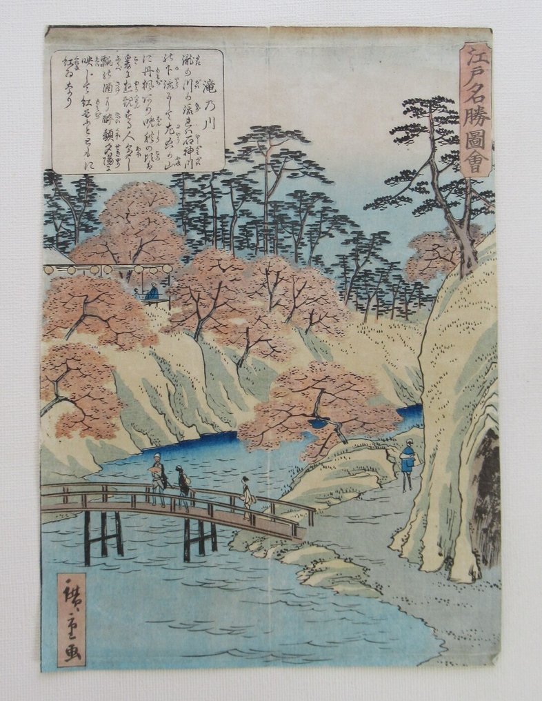 Takinogawa, from the series Views of Famous Places in Edo - Utagawa HiroshigeⅡ - Ιαπωνία -  Τέλη της περιόδου Edo #1.0