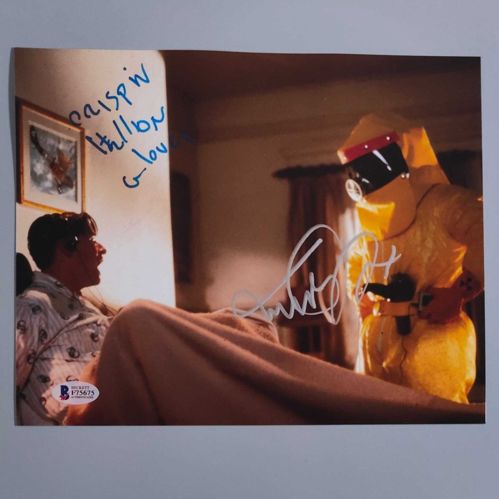 回到未来 - Michael J. Fox & Crispin Glover – Double Signed 8x10 Photograph – Beckett COA #1.0