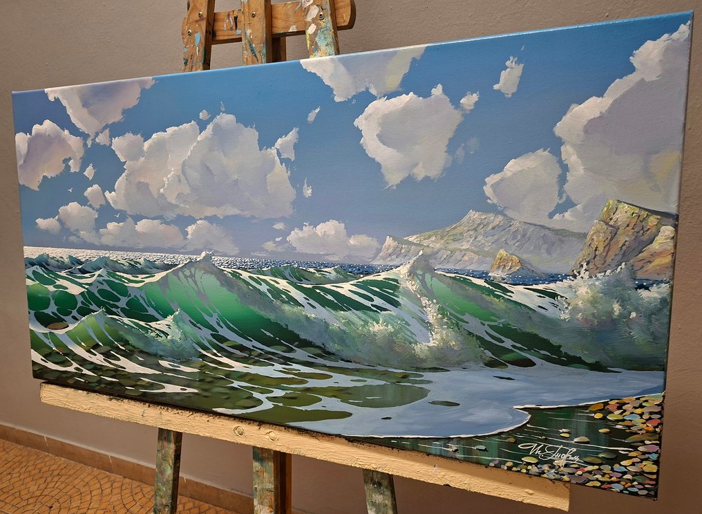 Ihor Tormin (1960) - Cloudy day at the sea #1.0