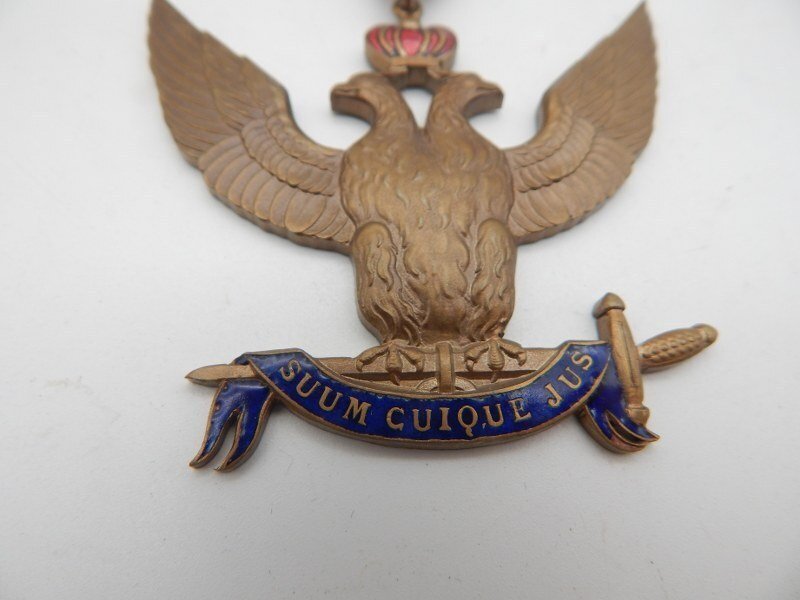 Unknown - Badge - franc maconnerie masonic jewel 33 grade degre REAA AASR - 20th - late #1.0