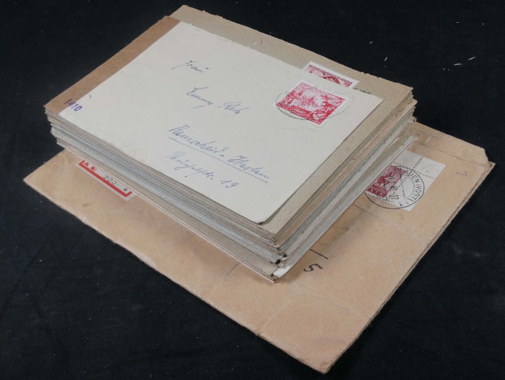 东德  - SBZ-DDR 引人入胜的信件和凭证项目 #1.0