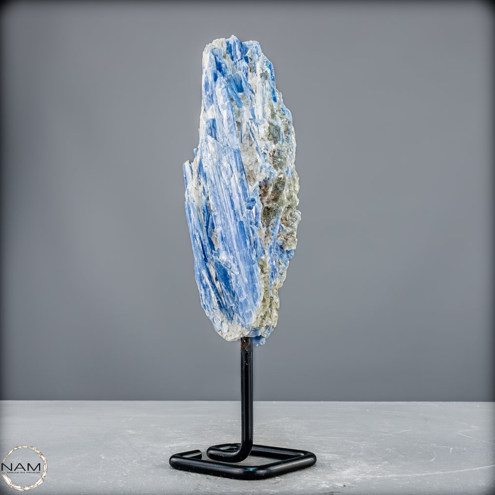 Πολύ σπάνιο φυσικό κρυστάλλινο σύμπλεγμα Kyanite. σε περίπτερο- 787.45 g #4.3