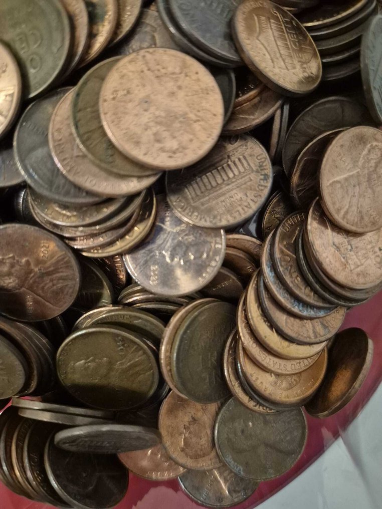 美国. 1 Cent Lot of 1,5 Kg - Linconln Memorial Penny (没有保留价) #3.2