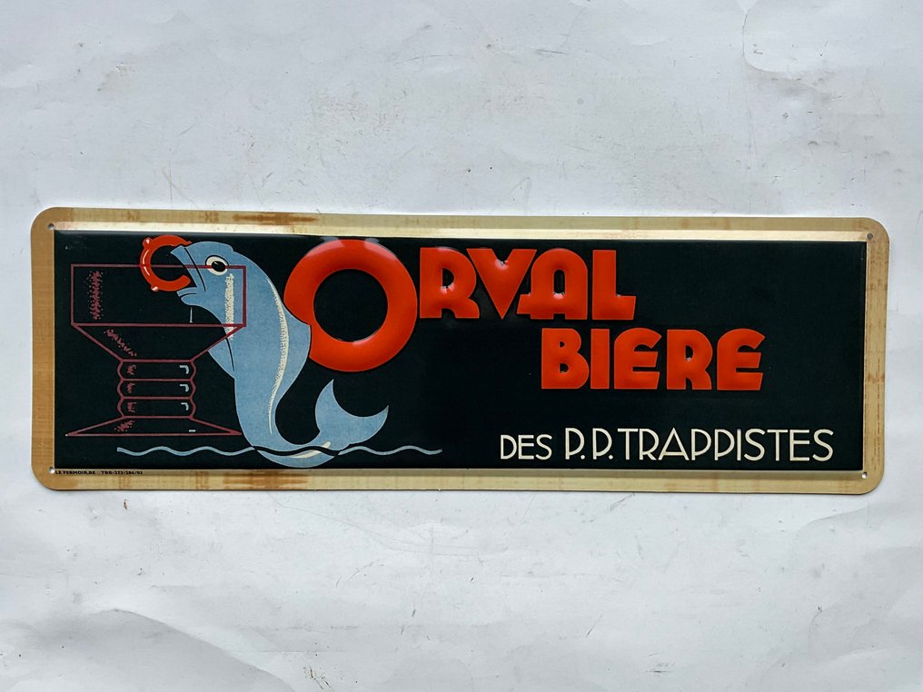 Orval Biere Trappistes - Schild - Zinn #2.1