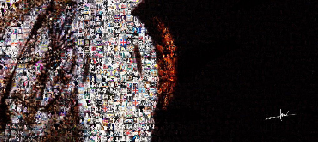 David Law - Crypto God Save the Queen 2.0 - Format XL 50x75 #4.3