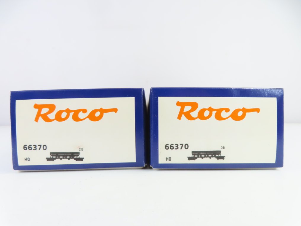 Roco H0 - 66370 - Τρένο μοντελισμού μεταφοράς εμπορευμάτων (2) - 2x τύπος Onder/Zelflosser για ταινίες Tadgs - DB #2.1
