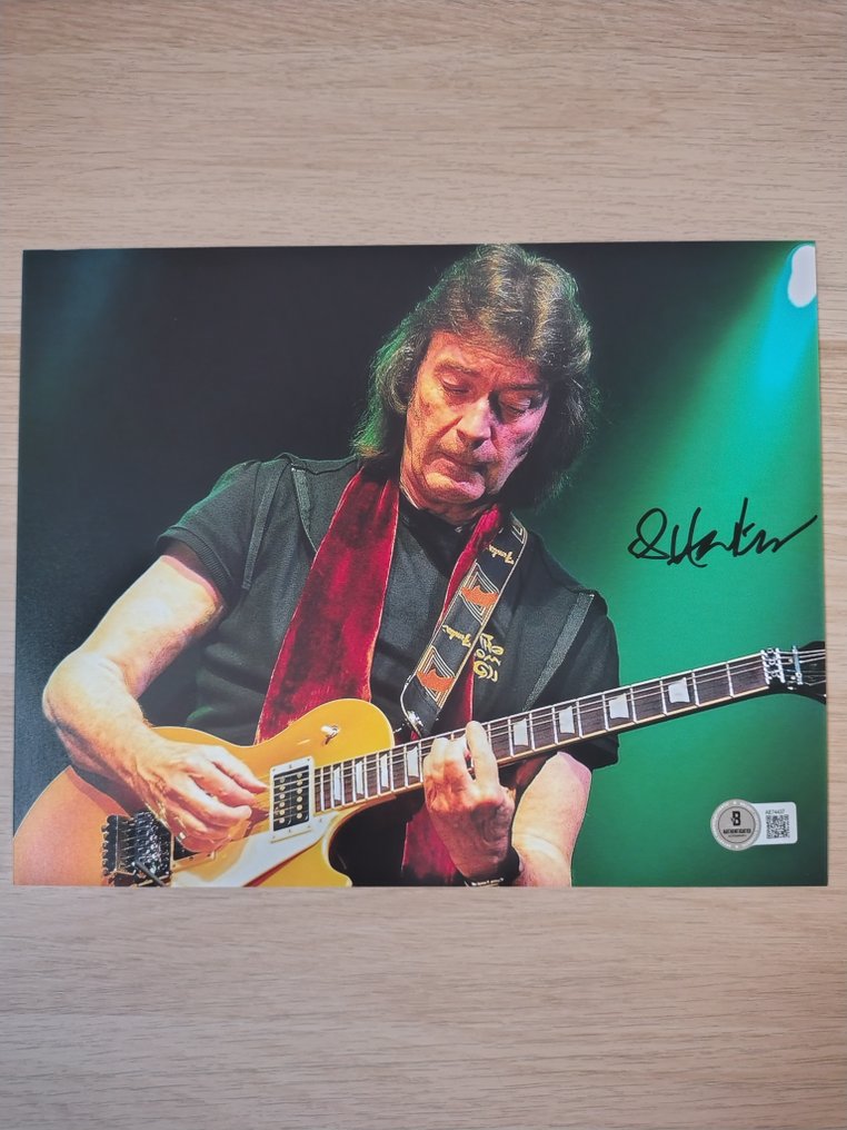 Genesis - Steve Hackett - Signed in person w/ Beckett Holo COA #1.0