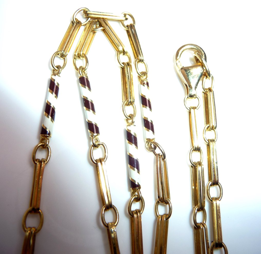 Κρεμαστό κόσμημα - 18 καράτια Κίτρινο χρυσό -  1.25ct. tw. Διαμάντι (Φυσικό)  - Ρουμπίνι - Panther-Kette 266 NA #4.3