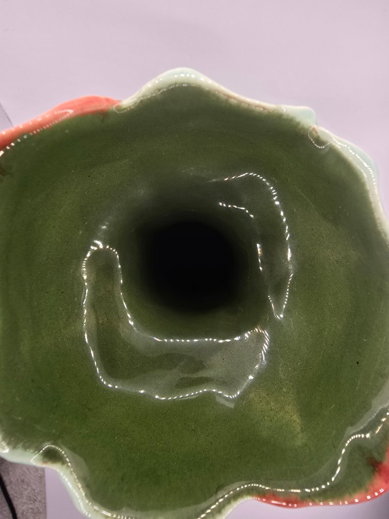 Julius Dressler - Βάζο  - Κεραμικό - Majolika Στυλ Ντίζαγκελ #4.3