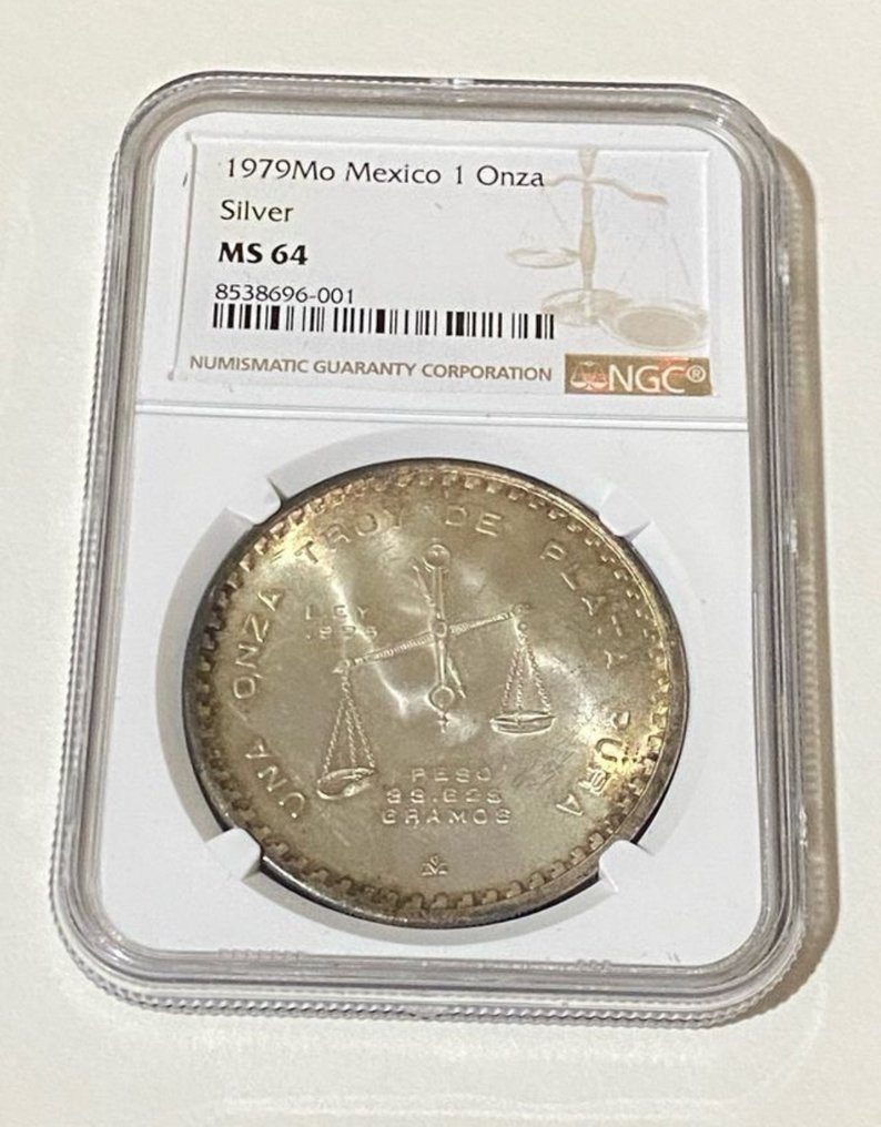墨西哥. 1 Onza 1979 Mexico MS64  (没有保留价) #1.0
