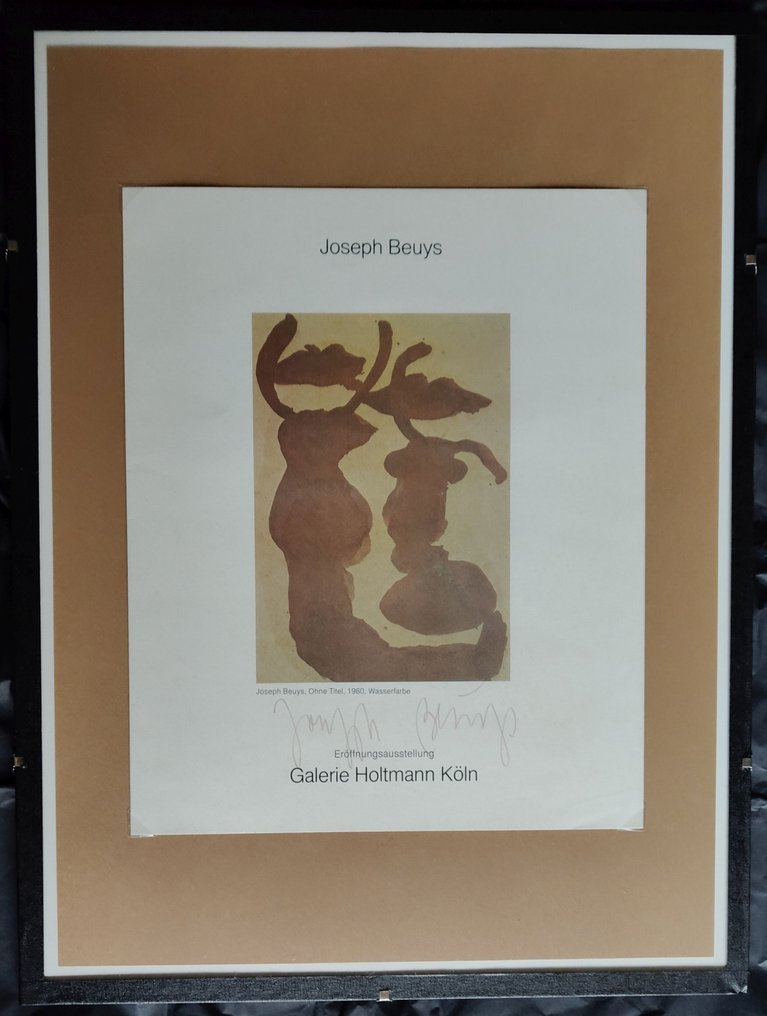 Joseph Beuys (1921-1986) - Holtmann Köln, handsigned, 1980 #1.0
