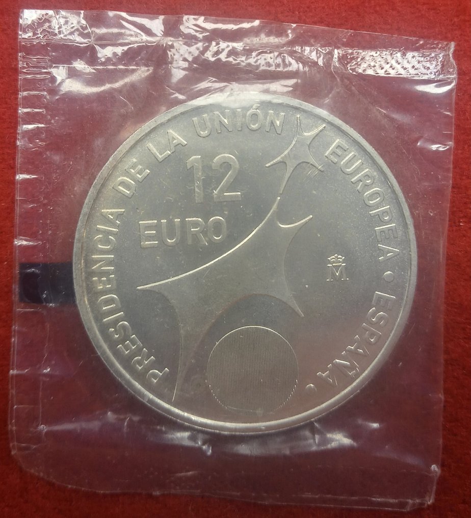Ισπανία. 2 Pesetas 1870, estrellas 18-73 & 12 euros 2002  (χωρίς τιμή ασφαλείας) #2.1