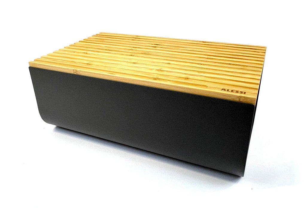 Alessi - BIG-GAME - 麵包籃 - 用环氧树脂着色，配有竹木切菜板。 #1.0