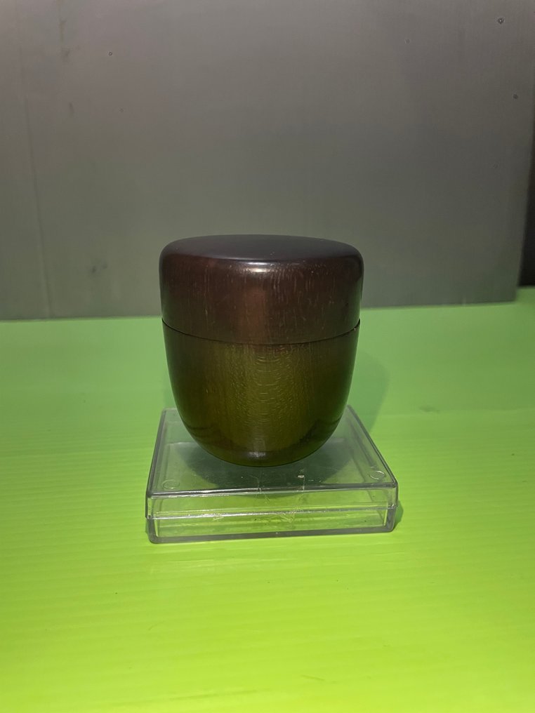 武藏言 - Kawasaki - Βάζο (2) - αχλάδι βάζο (Jujube jar) - Sycamore - Ιαπωνική τελετουργία τσαγιού #3.2