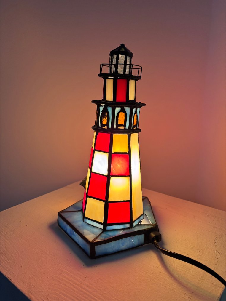 Nachttischlampe - Buntglas - Faro #3.2