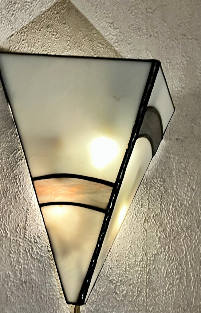 壁燈 - 彩色玻璃 - 复古蒂芙尼风格 #2.1