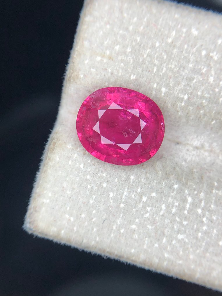 沒有保留價 - 1 pcs  粉色 電氣石  - 3.38 ct - 國際有色寶石協會 (ICA GemLab) - 天然埃尔拜石 #1.0