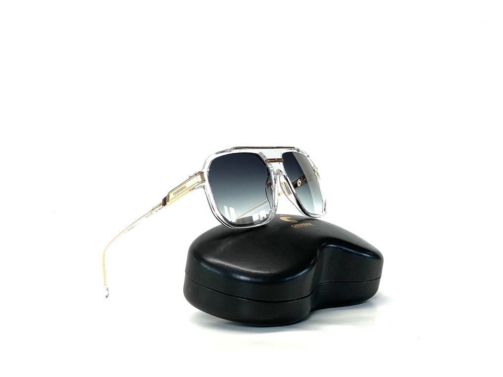 Carrera - 1077/S-REJ06, Cat: *3, UV-Protect, Gradient Spirit Tangerine mirrored lenses, Crystal Acetate & Gold - Γυαλιά ηλίου #1.0