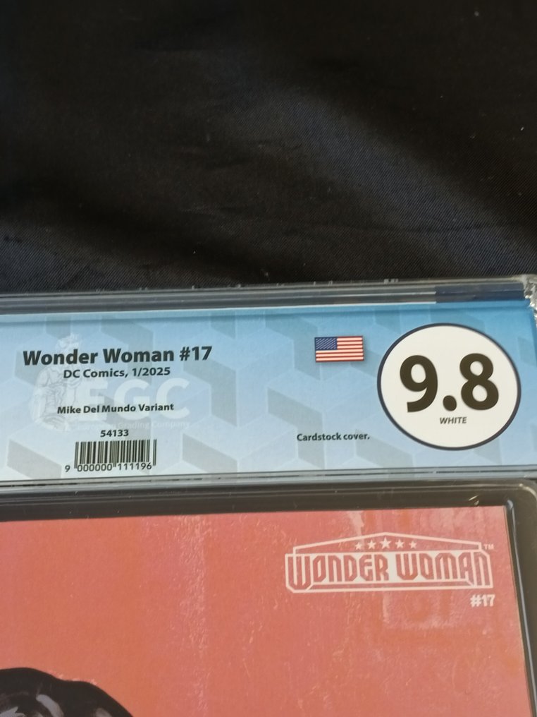 神力女超人 (Vol. 6) #17 - Cover C Mike Del Mundo Variant - EGC 9.8 - 1 Graded comic - 第一版 - 2025 #1.0