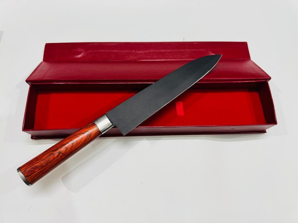 厨刀 - 日本的蔬菜刀 -  日本蔬菜刀（0107） - 钢 铁 少钢，木头 - 日本 - 厨房蔬菜刀 #2.1