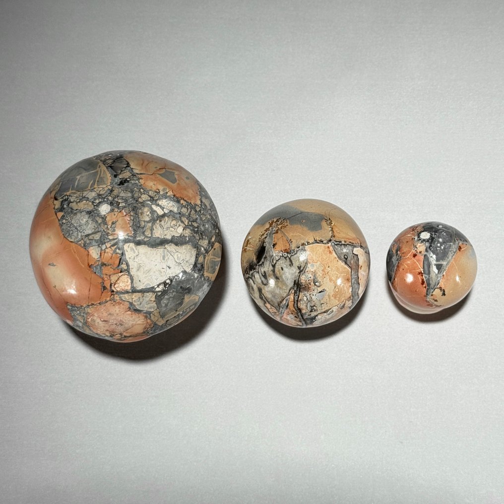 无底价 - 精彩的红色Maligano套装三件 蘑菇形状- 1000 g - (3) #4.3